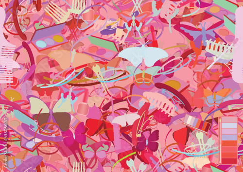 Background pattern abstract seamless design texture. Theme is about parlor, narrow goods, claw, salon, gorgeous