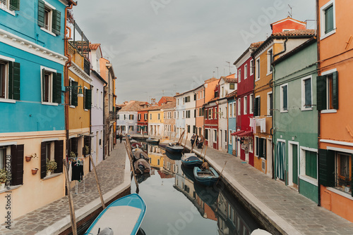 Photos Streets of Burano in Venice Italy