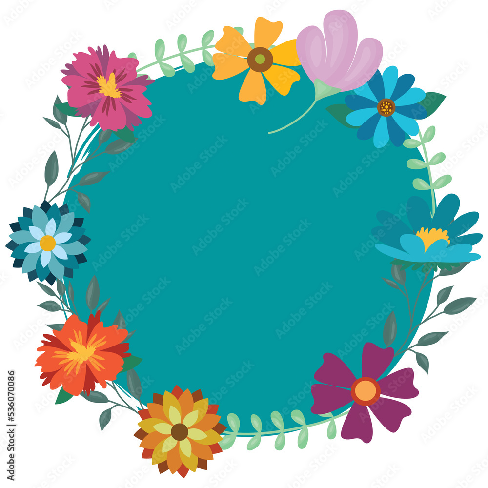 Obraz premium circle frame