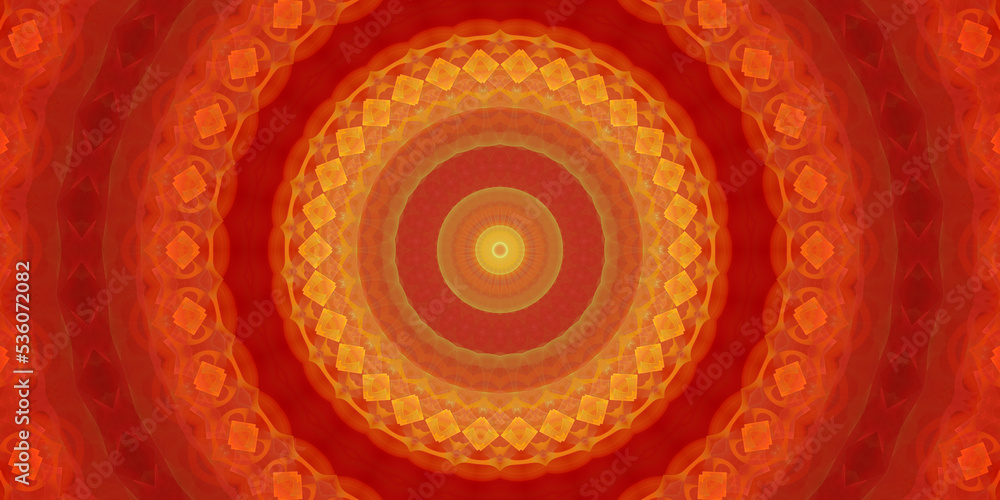 Fraktal Mandala Hintergrund Motiv für Design und Web