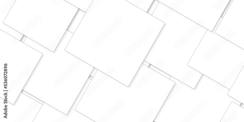 Abstract background with lines white color and vector with geometric ...