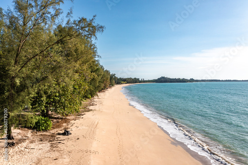 Haad Bang Sak Beach in Khao Lak  Thailand