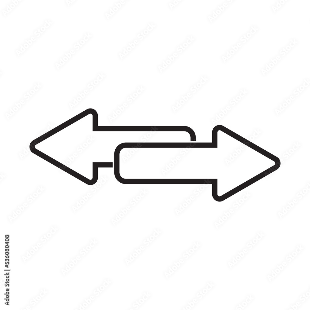 two way arrow icon two way arrow icon