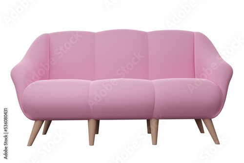 Pink sofa