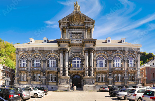 Dinant , Belgium, 2022: Justice palace court (Palais de justice) building on a sunny day in autumn