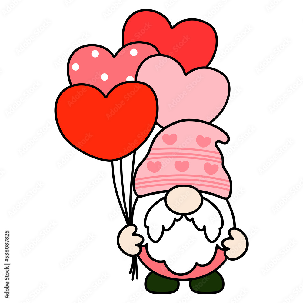 Gnomes Valentine Filled Clipart Gnomes Valentine Filled Clipart