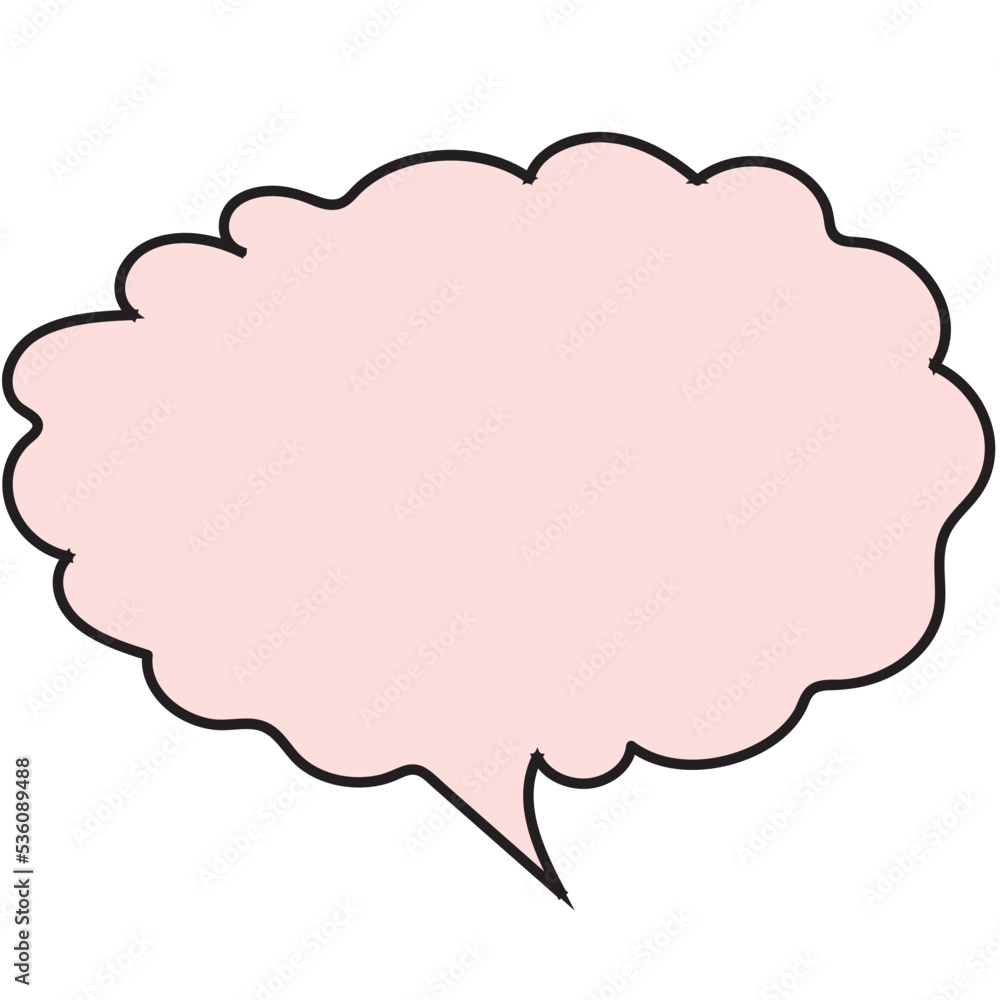 Bubble Chat Shape Bubble Chat Shape