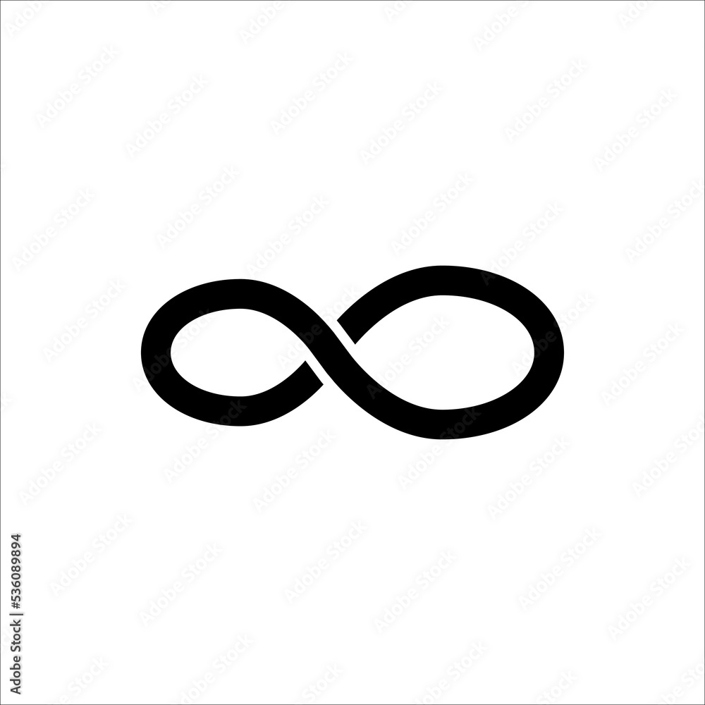 Infinity symbol. Vector logos. Simple style, isolated on a white background. Infinity symbol. Vector logos. Simple style, isolated on a white background.