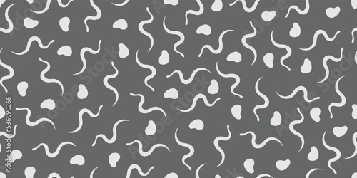 Abstract line art doodle pattern banner background