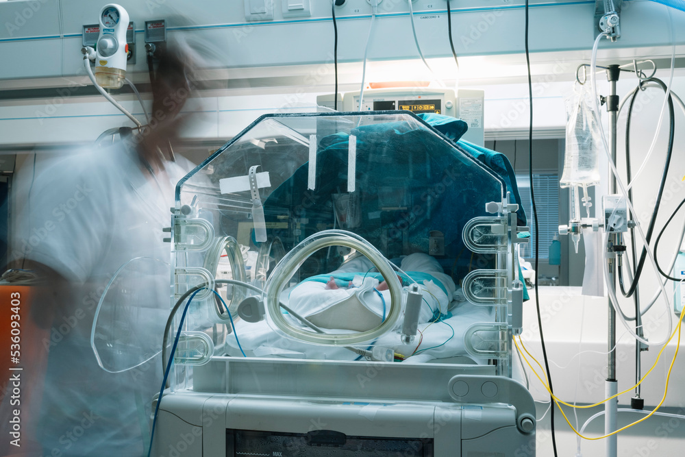 Incubator for newborn in hospital Incubator for newborn in hospital