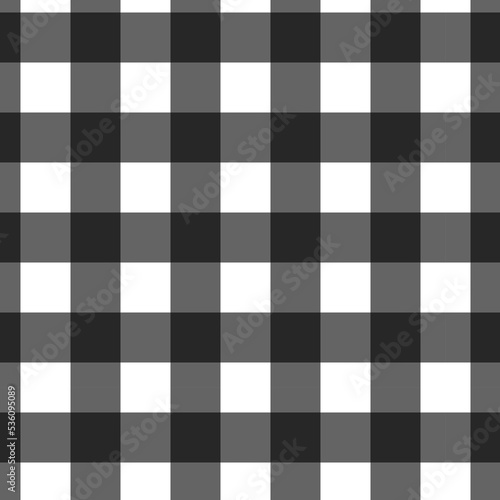 Classic checkered seamless pattern. Geometric gingham background. Autumnal color. Vector illustration, flat design