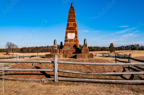 Картината върху платно Bull Run Monument, Manassas National Battlefield Park, Virginia USA, Virginia