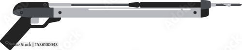 Speargun Underwater Equipment. Vector illustration