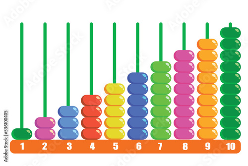 beads abacus colors math learning