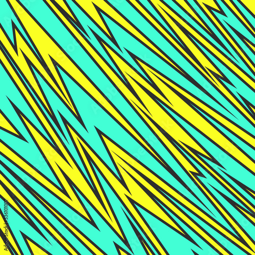Abstract background with various sharp  zigzag and arrow pattern. Sharp and zigzag pattern