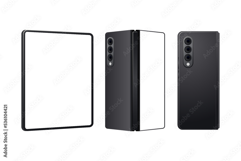 MOCKUP SMARTPHONE FOLD BLACK TRANSPARANT MOCKUP SMARTPHONE FOLD BLACK TRANSPARANT