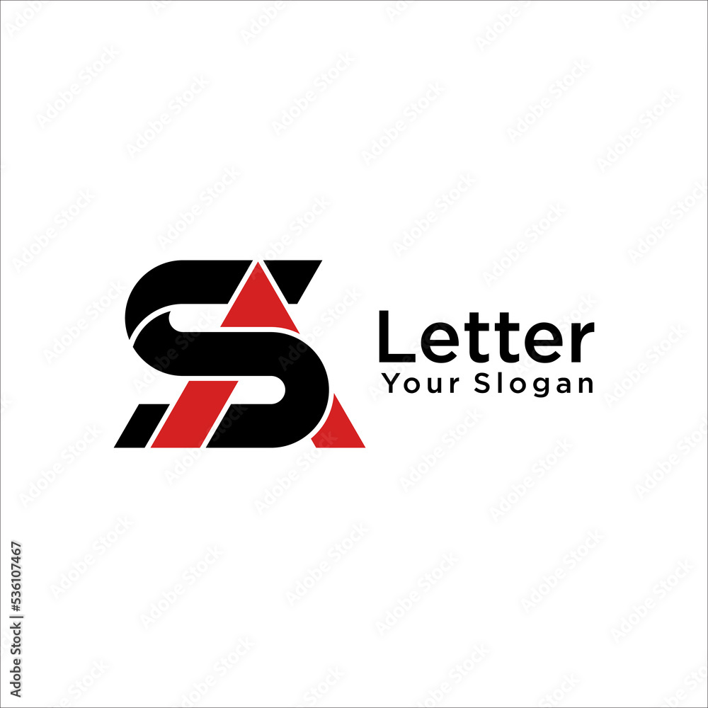 SA Letter AS Logo Design Template Stock Vector Adobe Stock sa-letter-as-logo-design-template-stock-vector-adobe-stock