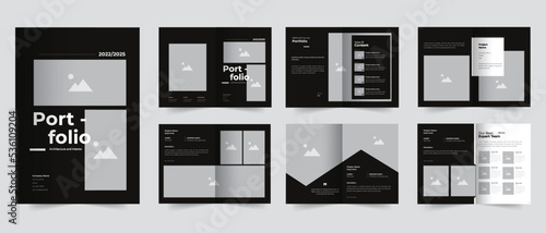 Portfolio design or portfolio template design, Architecture portfolio and interior professional portfolio design template