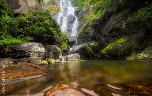 The wonderful scenery of Waterfall in Udzungwa  (ID: 536110624)