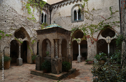 Detail of Villa Cimbrone in Ravello, Italy
