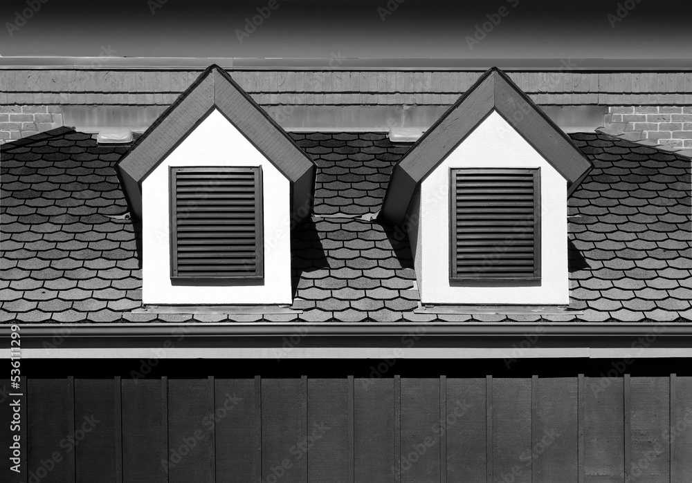 twin gables facade architecture