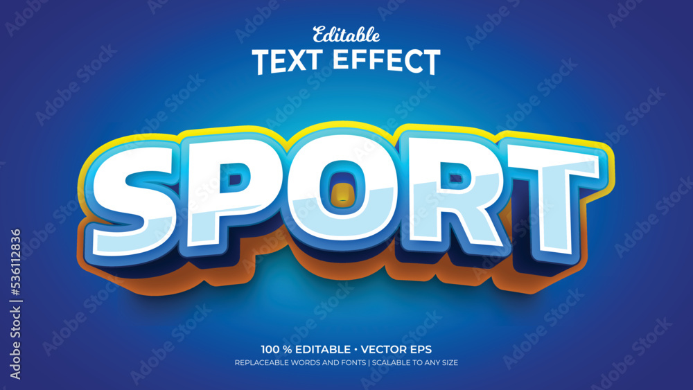 Sport Editable Text Effects