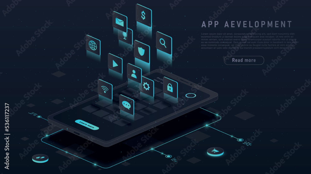 App development concept App development concept