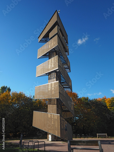 Observation Tower in Park Szachty in Poznan, Poland