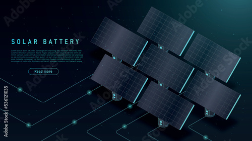 Solar battery concept