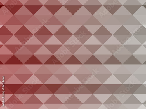 Dark red color. Halftone triangles, stylized geometric pattern and background. Abstract mosaic, illustration.