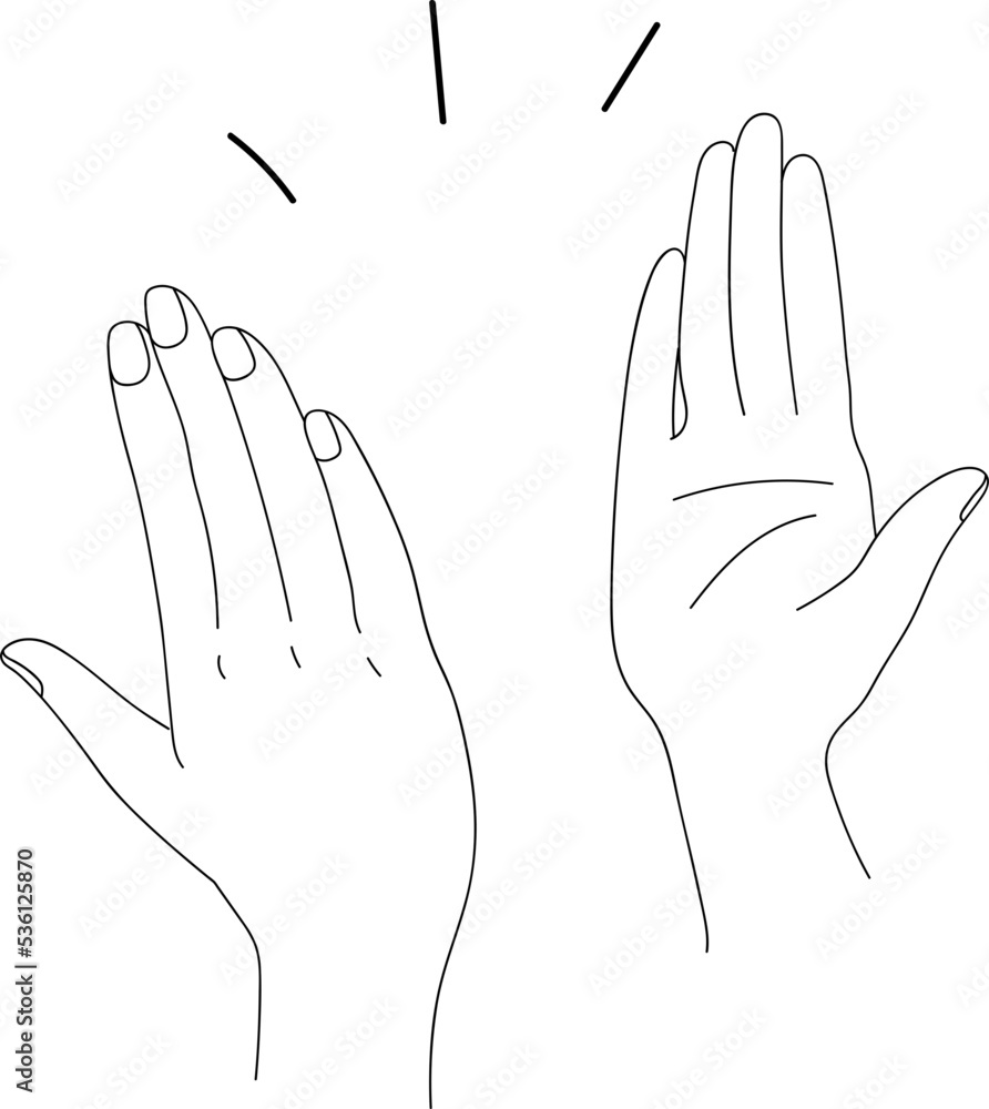 Holding Hand Line Drawing Both Holding Hand Line Drawing Both