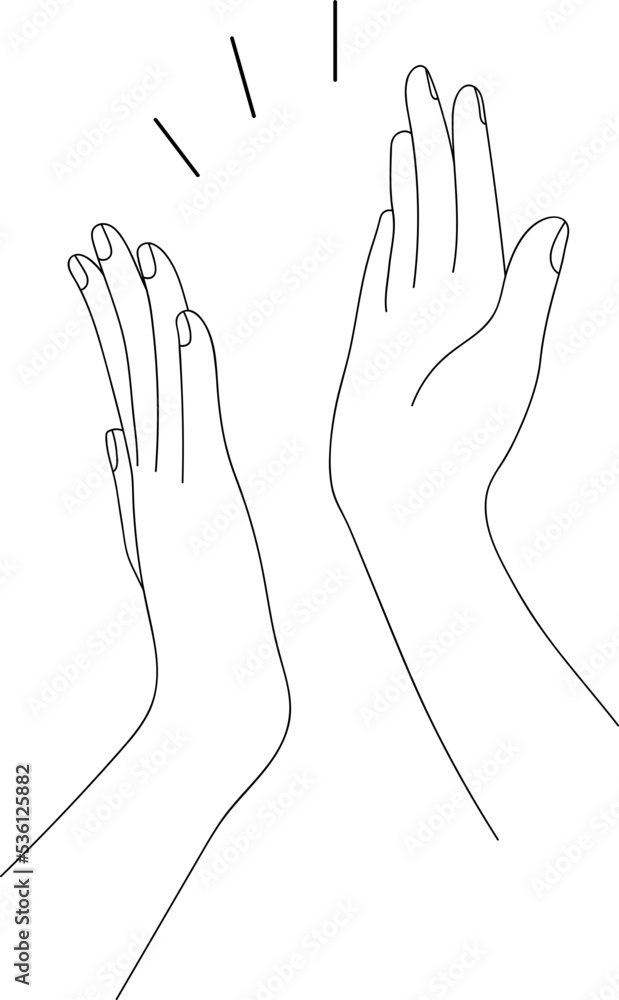 Holding Hand Line Drawing Both Holding Hand Line Drawing Both