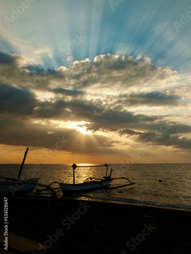 Coucher de soleil, Bali