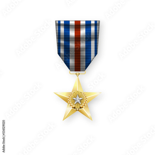 Vector medal of honor, vector illustration
