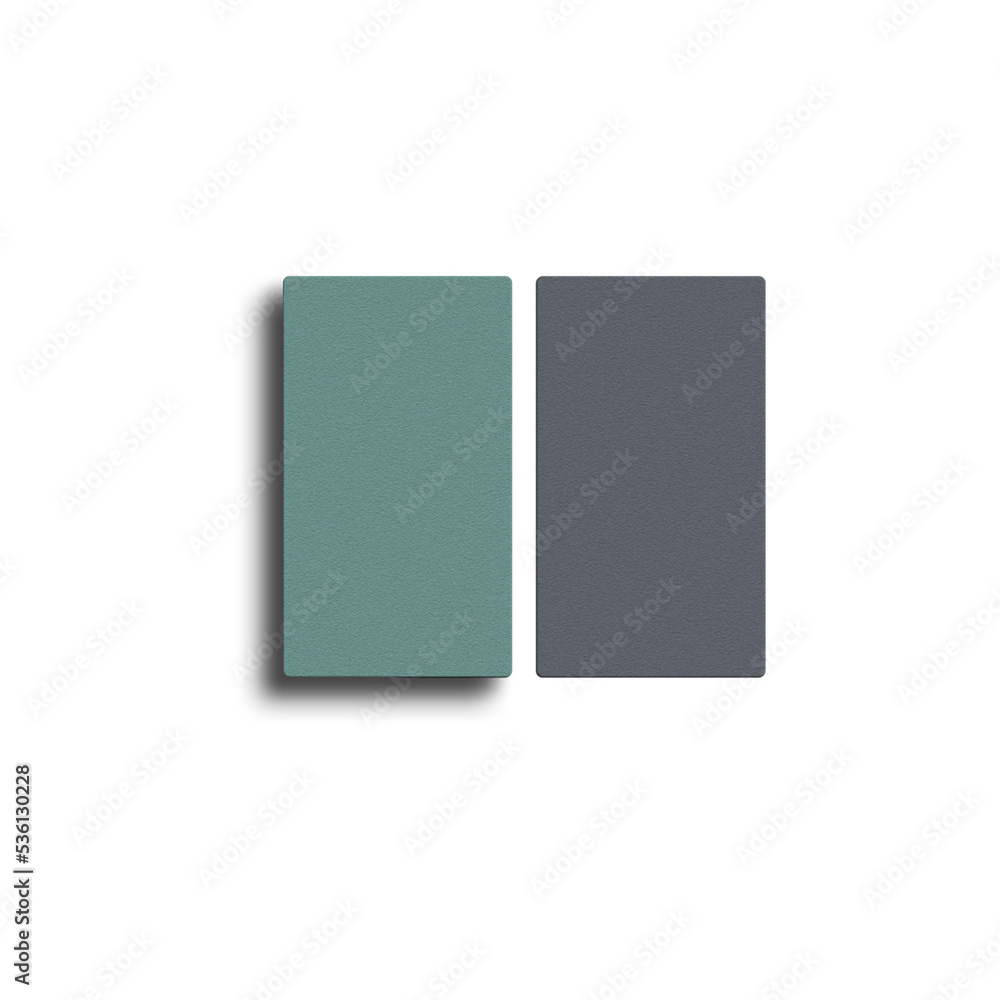 Fototapeta premium Vertical business card mockup