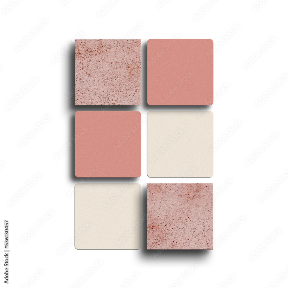 Minimal square business card mockup Minimal square business card mockup