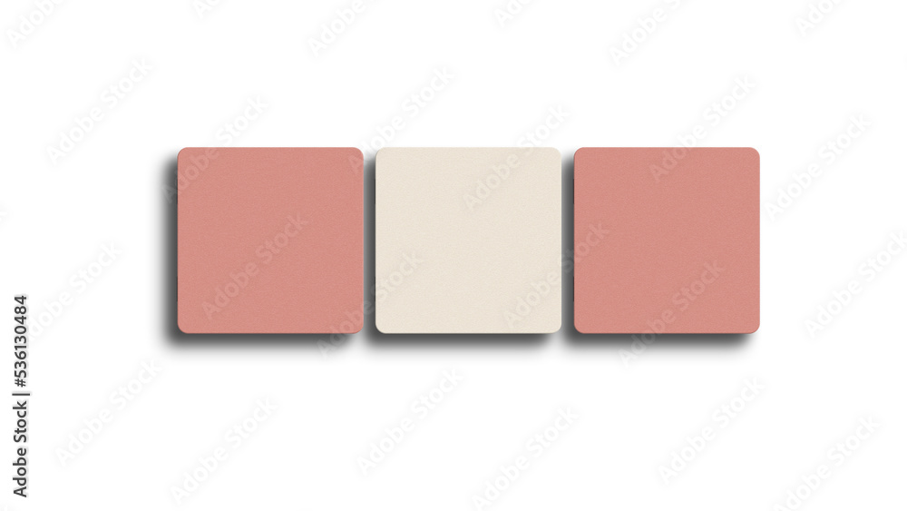 Minimal square business card mockup Minimal square business card mockup