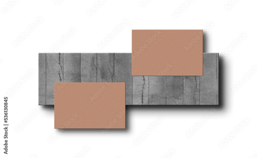 Minimal business card mockup Minimal business card mockup