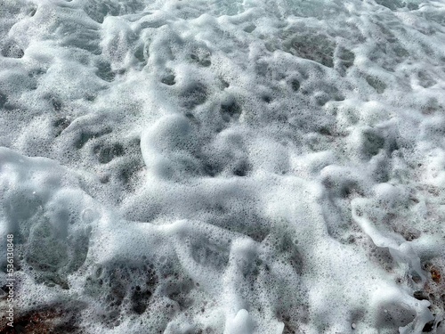 Canvas-taulu Espuma de mar en el mediterráneo