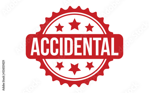 Accidental Rubber Stamp Seal Vector