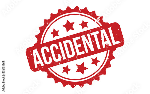 Accidental Rubber Stamp Seal Vector