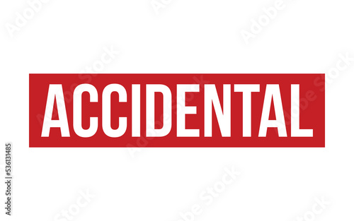 Accidental Rubber Stamp Seal Vector