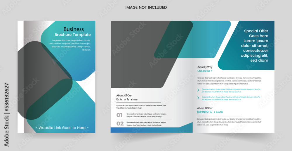 Business marketing brochure design templates