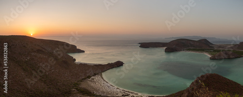 Sunset hike in Balandra, Baja California, Mexico