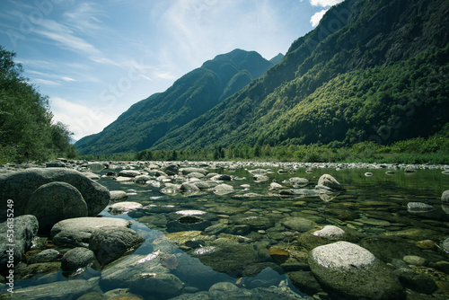 Принти на полотні The Maggia Valley