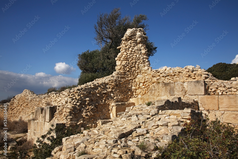 Ruins of ancient Amathus in Limassol. Cyprus