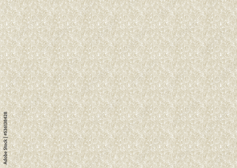 Fototapeta premium Beige and white abstract pattern. Wallpaper like texture with decorative designer ornaments. Digital graphic resource. 