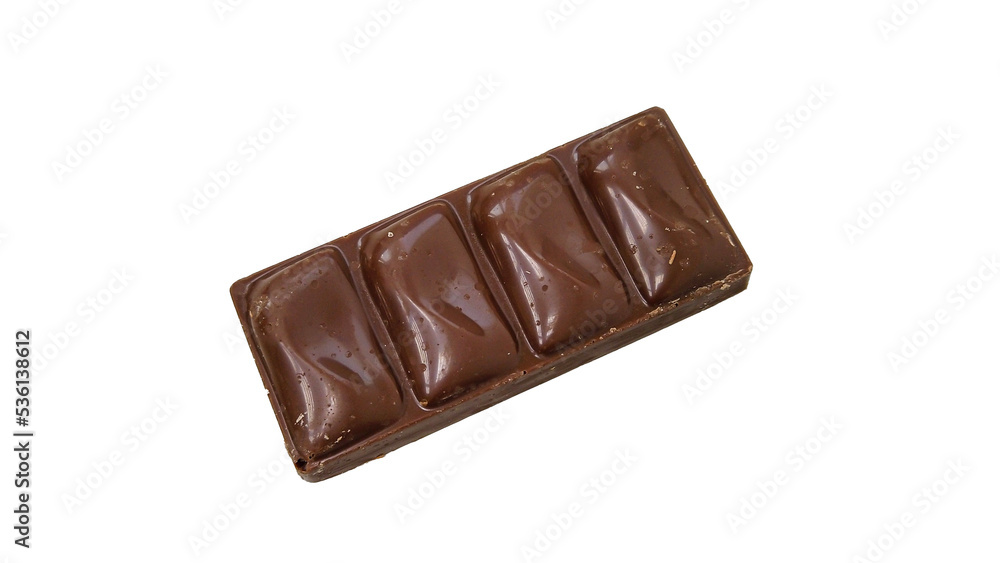 Chocolate bar isolated on a white background. Milk chocolate Chocolate bar isolated on a white background. Milk chocolate