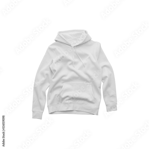 Heavyweight Wrinkled Unisex White Hoodie Front Mockup - Hooded Sweatshirt for Men & Women