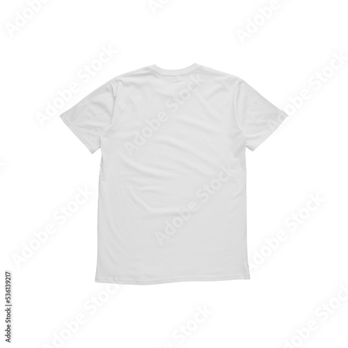 Mens Pocket White T-Shirt Back Mockup
